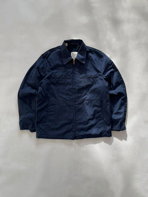 80s USN Utility Jacket, size small - medium. Beautiful blue US Navy jacket with plush interior, cuffs and in excellent condition. Complete with original labels.