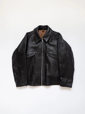 Blouson en cuir de chèvre italien des années 80 - T.S.
