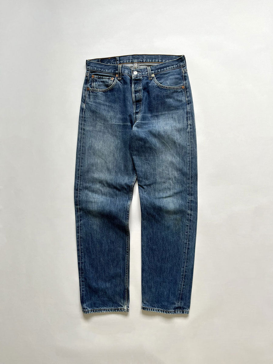 Levi's vintage 501 blue. Step into timeless style with this authentic vintage blue Levi's. Elevate your look. Quality denim fabric and in excellent condition.