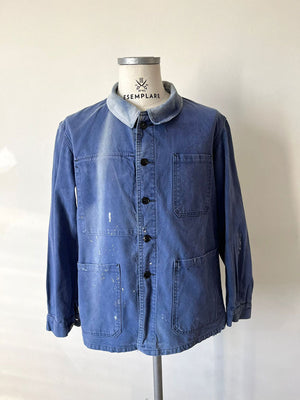 Veste de travail française délavée années 60 70 - M/L