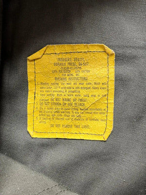 1980s Fatigue pants OG 507 - 30x32