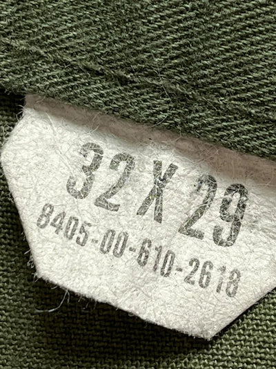 Pantalon de fatigue des années 1980 OG 507 - 30x32