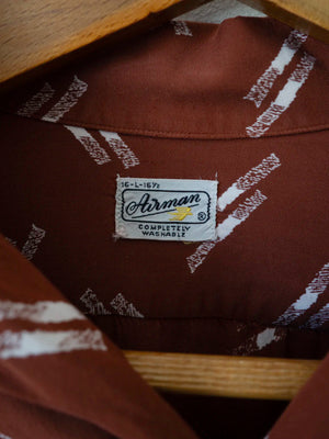 1950s Airman Gabardine Shirt - L