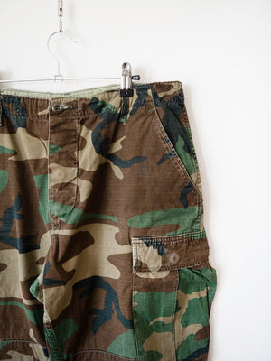 80s Woodland Cotton US Army Pants - M Short