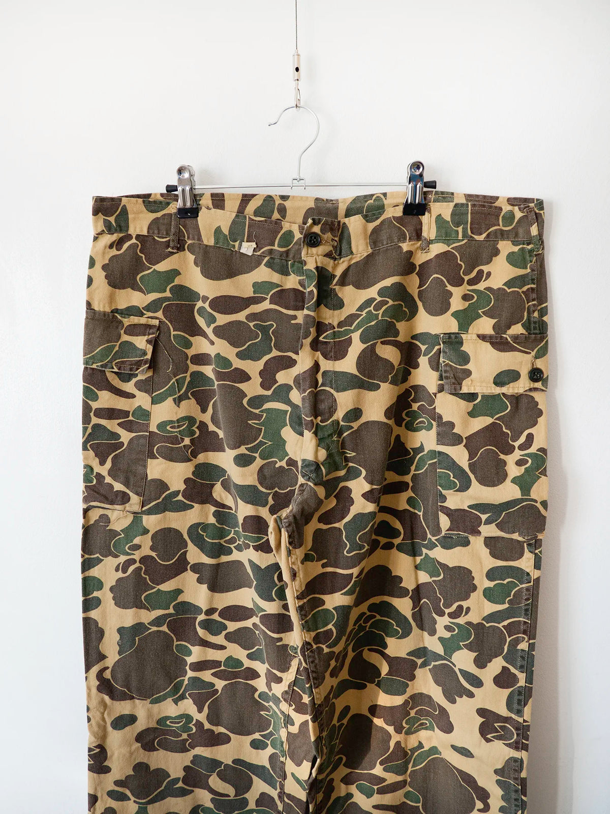 60s 70s Duck Camo Pants - W38 L34