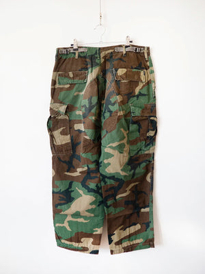 80s Woodland Cotton US Army Pants - M Short