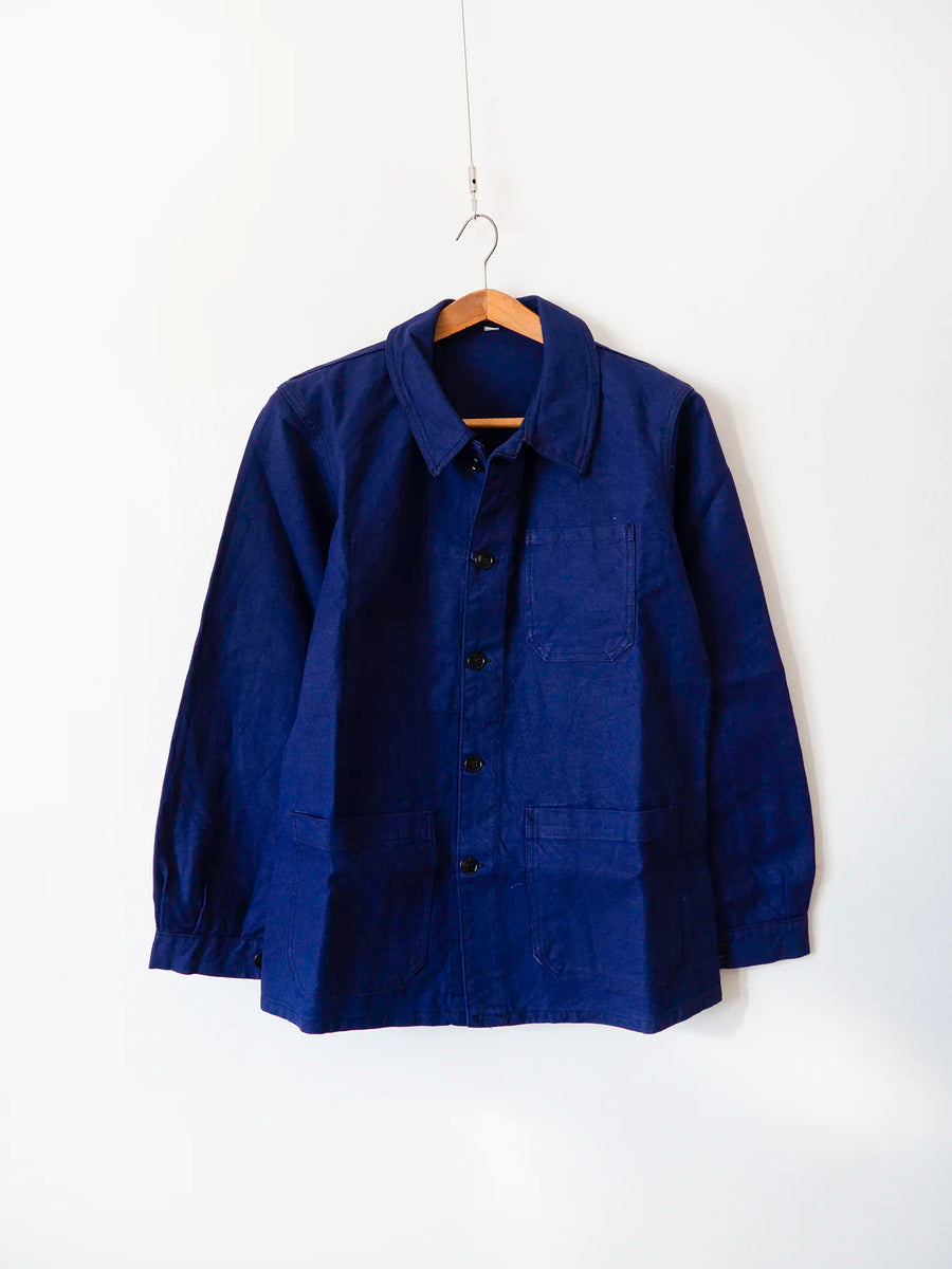 80s French work jacket - M