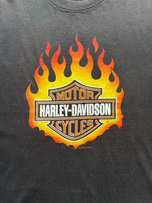 Débardeur marron Harley Davidson des années 2000 - XL