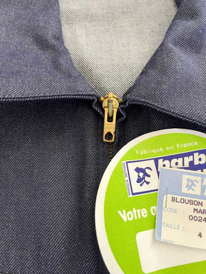 Work jacket vintage produced in France in the 90s. Deadstock condition with all original labels. Quality denim fabric and perfectly maintained over time. 