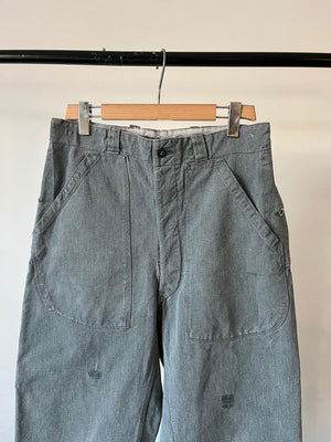 60s 70s Swiss Army Denim Work Pants - W33 L34