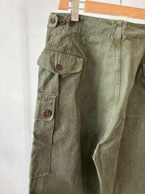 Pantalon cargo Armée Hollandaise années 50 34x32