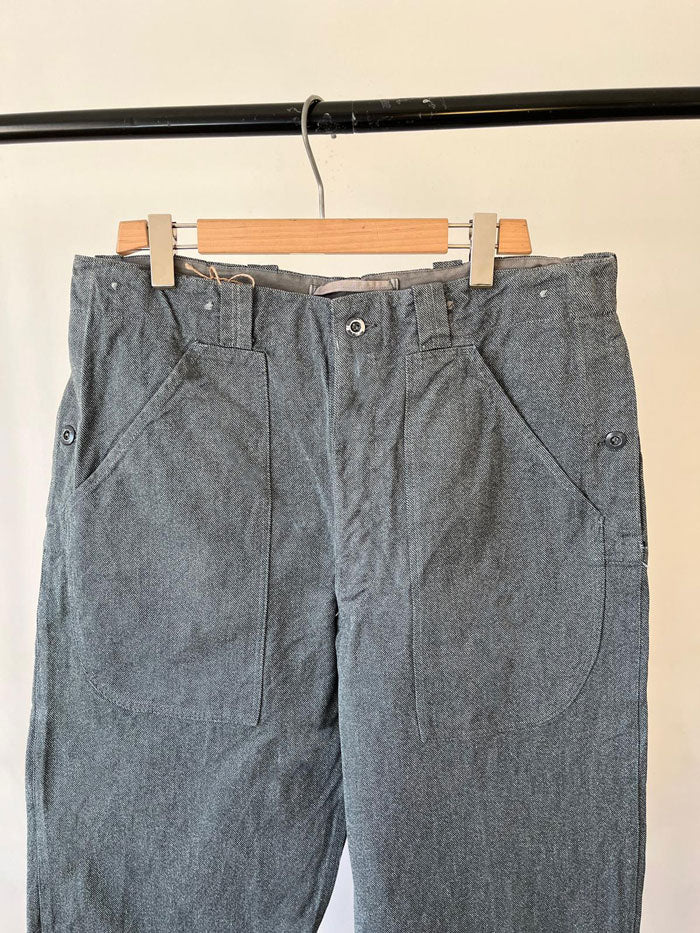 60s 70s Swiss Army Denim Work Pants - W40 L34