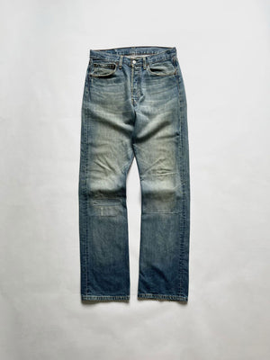 Levi's vintage 501 faded black. Step into timeless style with this authentic Levi's. Quality denim cotton. Fantastic color given by the wear of time.