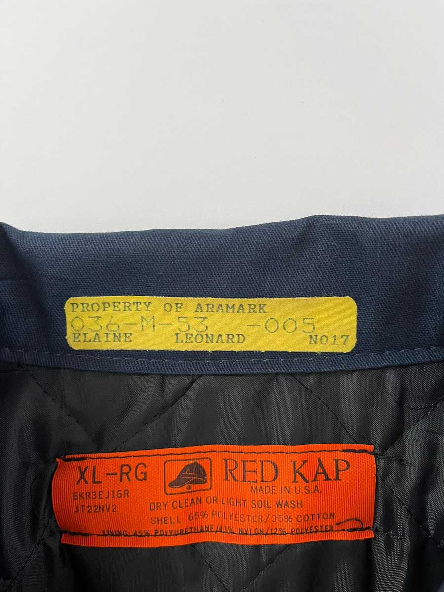 Red Kap vintage work jacket 1980 zip talon - XL