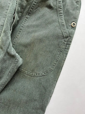 60 - 70s Pantalon de travail en jean de l'armée suisse - W30 L30
