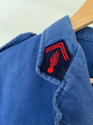 60s French Fireman Workwear Jacket - M