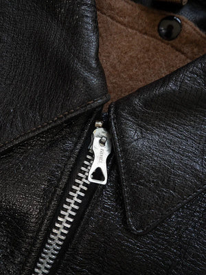 60s Italian Goatskin Tank Jacket - M