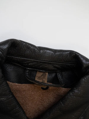 60s Italian Goatskin Tank Jacket - M