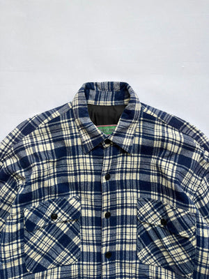 Flannel shirt jacket vintage. Size Large. Quality cotton and perfectly maintained over time. The shirt represents the perfect 90s style. In 100% cotton.