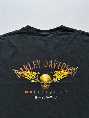 00s Harley Davidson Black Tank Top - L/XL