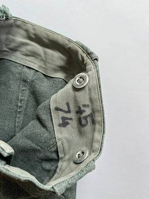 60 - 70s Swiss Army Denim Work Pants - W32 L30