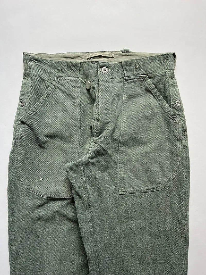 60 - 70s Swiss Army Denim Work Pants - W32 L30