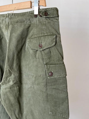 Pantalon cargo Armée Hollandaise années 50 34x32