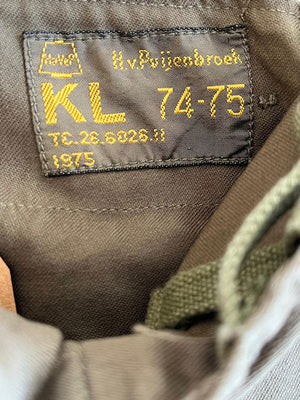 75s Dutch Army cargo pant 31x30