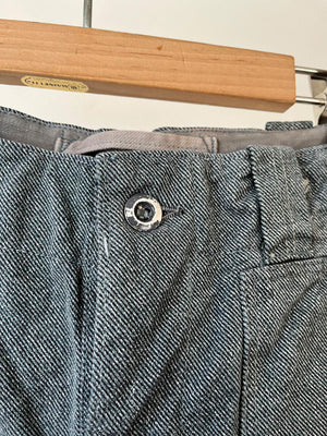 60s 70s Swiss Army Denim Work Pants - W40 L34