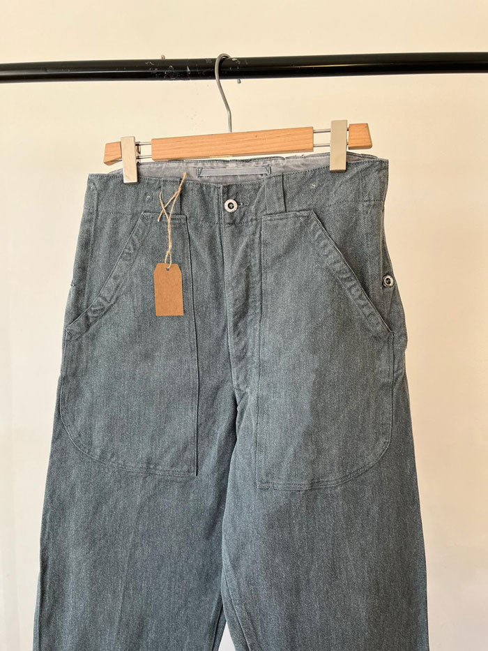 60s 70s Swiss Army Denim Work Pants - W32 L32