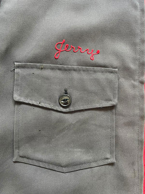 Vintage Workwear jacket Unitog from 1960s, In excellent condition. Boxy fit, brown color. Size M. Removable internal red liner and double talon zip. Made USA.