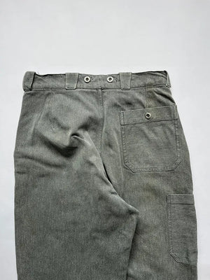 60 - 70s Swiss Army Denim Work Pants - W31 L32