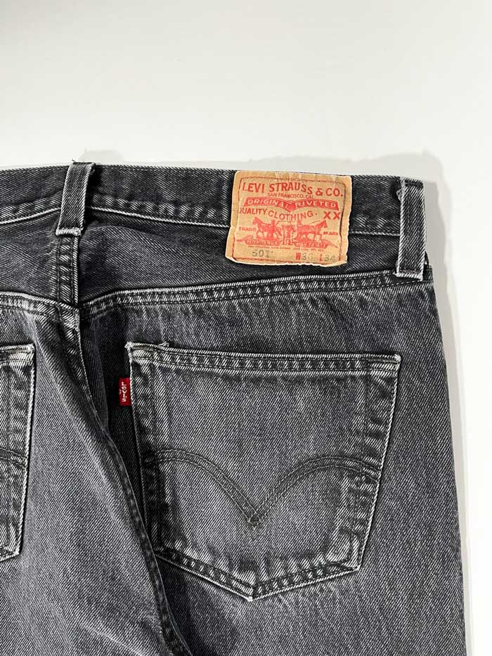 Levi's vintage 501 faded black (34x34)