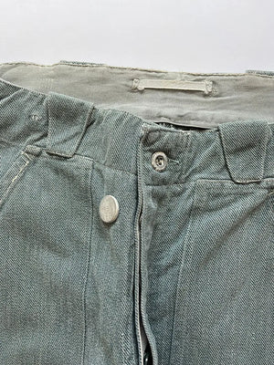 60 - 70s Swiss Army Denim Work Pants - W30 L30