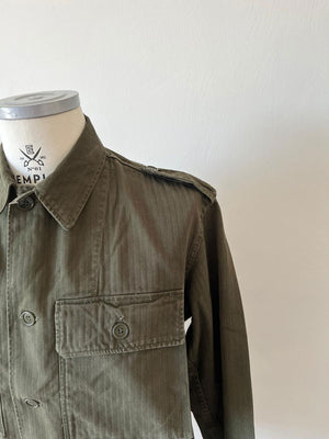 70s HBT Dutch Army Uniform shirt - L