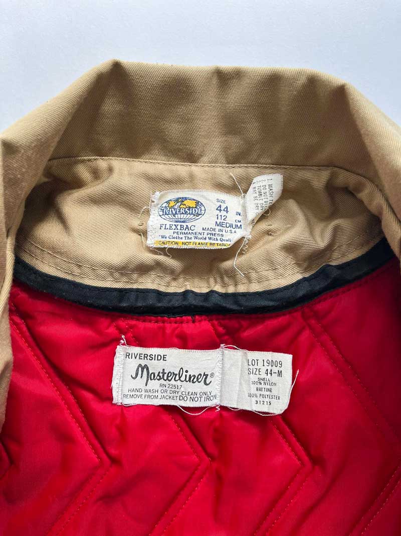 Work jacket 60s Riverside Made in USA beige - M