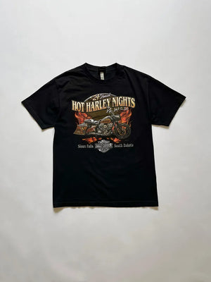 00s Harley Davidson Black Tee - L