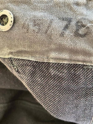60s 70s Swiss Army Denim Work Pants - W32 L32