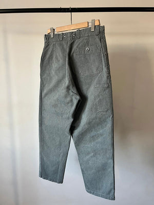 60s 70s Swiss Army Denim Work Pants - W33 L34