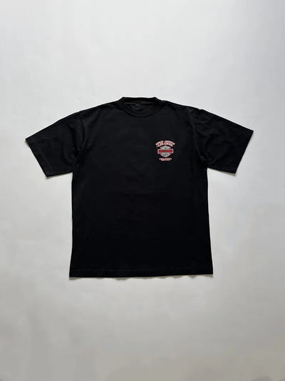 T-shirt noir Harley Davidson années 2000 - XL