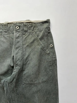 60 - 70s Swiss Army Denim Work Pants - W32 L32