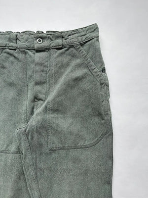 Pantalon de travail en jean de l'armée suisse années 60-70 - W31 L32