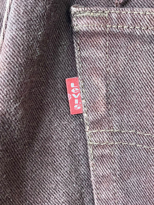 Levi's 501 brown 80s Made in USA - 32X32