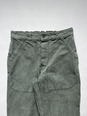 Pantalon de travail en jean de l'armée suisse années 60-70 - W31 L32