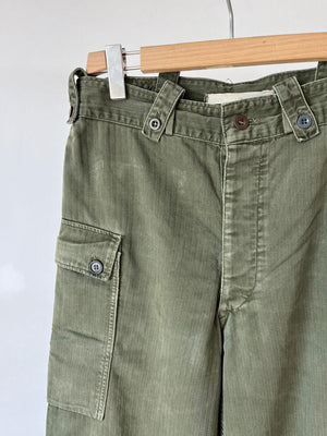 67s HBT Dutch Army cargo pant 31x30