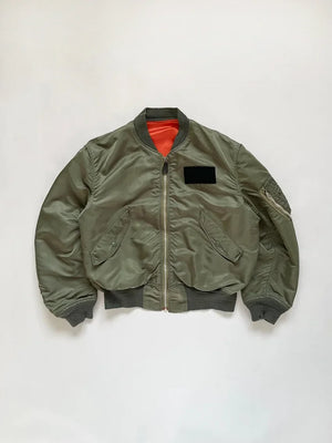 Vintage 1974 US Air Force L-2B Flight Jacket. Born in 1950, the L2B bomber jacket had a less pronounced heaviness, perfect for milder climates. Size medium.
