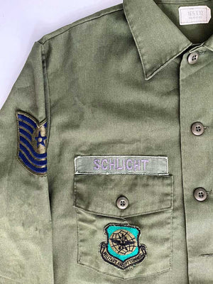 OG 507 shirt uniform 80s U.S Air Force - M/L
