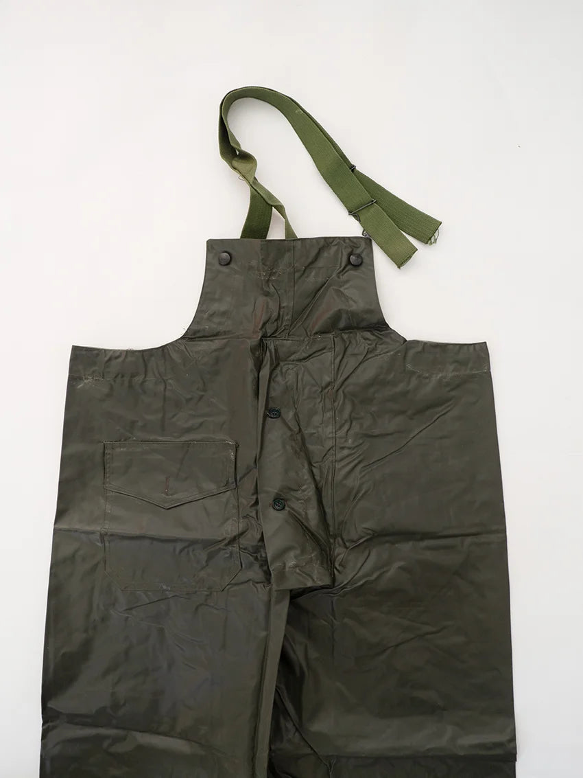 80s 90s Italian Navy Rain Pant - XL