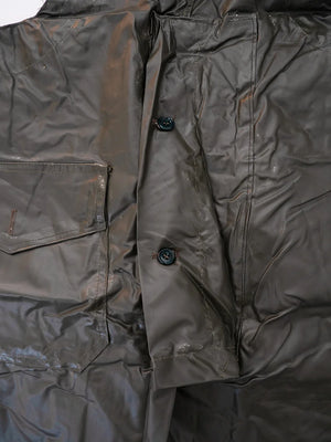 80s 90s Italian Navy Rain Pant - XL