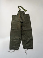 Italian Navy rain pant, dating back to the 1980s/1990s. Made of fully waxed canvas, designed to offer maximum rain protection in harsh operating conditions.